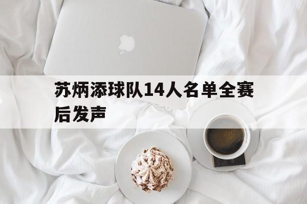 苏炳添球队14人名单全赛后发声(苏炳添球队14人名单全赛后发声了吗)